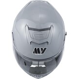MY Motor Integraalhelm 936 Goedgekeurd ECE 22.06 met Zonnevizier - Nardo Grijs, Maat M