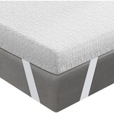BedStory Traagschuim Topper 10 cm - 150 x 190 cm Wit