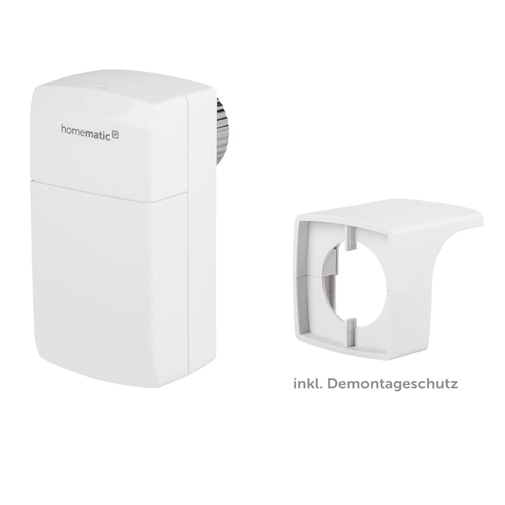 Homematic IP Smart Home 155648A0 Radiatorthermostaat, compact, digitale thermostaat, verwarmingsthermostaat, bediening via app, Alexa en Google Assistant, eenvoudige installatie, energiebesparing