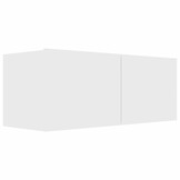 vidaXL Tv-meubel 80x30x30 cm bewerkt hout wit