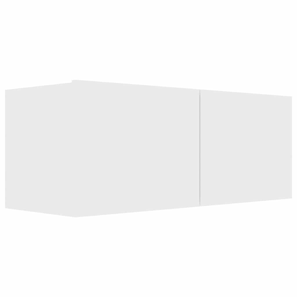 vidaXL Tv-meubel 80x30x30 cm bewerkt hout wit