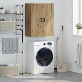 vidaXL Wandkast Wandgemonteerd Bruin 69.5 x 34 x 90 cm Bewerkt hout