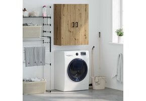 Wandkast Bruin Bewerkt Hout - 34% Korting!
