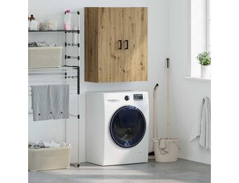 vidaXL Wandkast Wandgemonteerd Bruin 69.5 x 34 x 90 cm Bewerkt hout