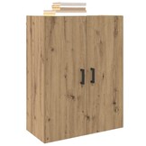 vidaXL Wandkast Wandgemonteerd Bruin 69.5 x 34 x 90 cm Bewerkt hout
