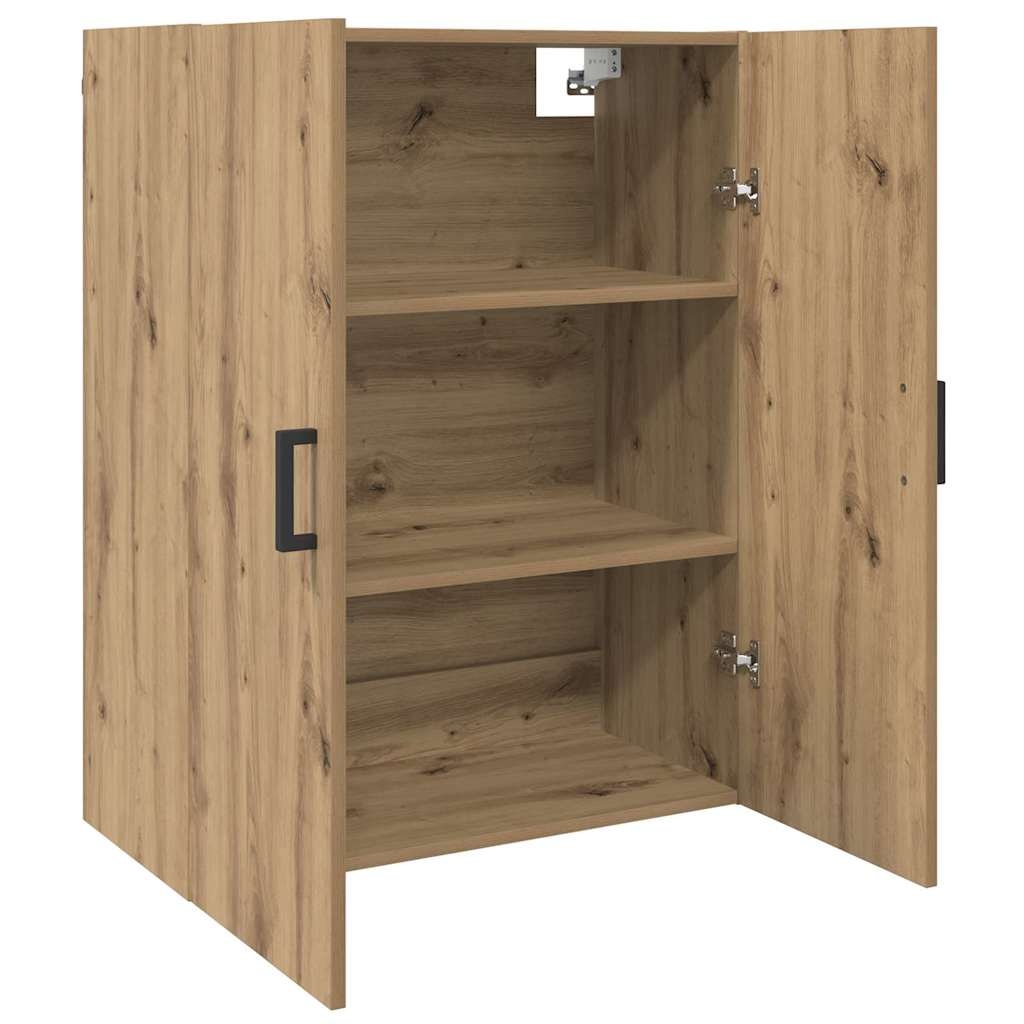 vidaXL Wandkast Wandgemonteerd Bruin 69.5 x 34 x 90 cm Bewerkt hout