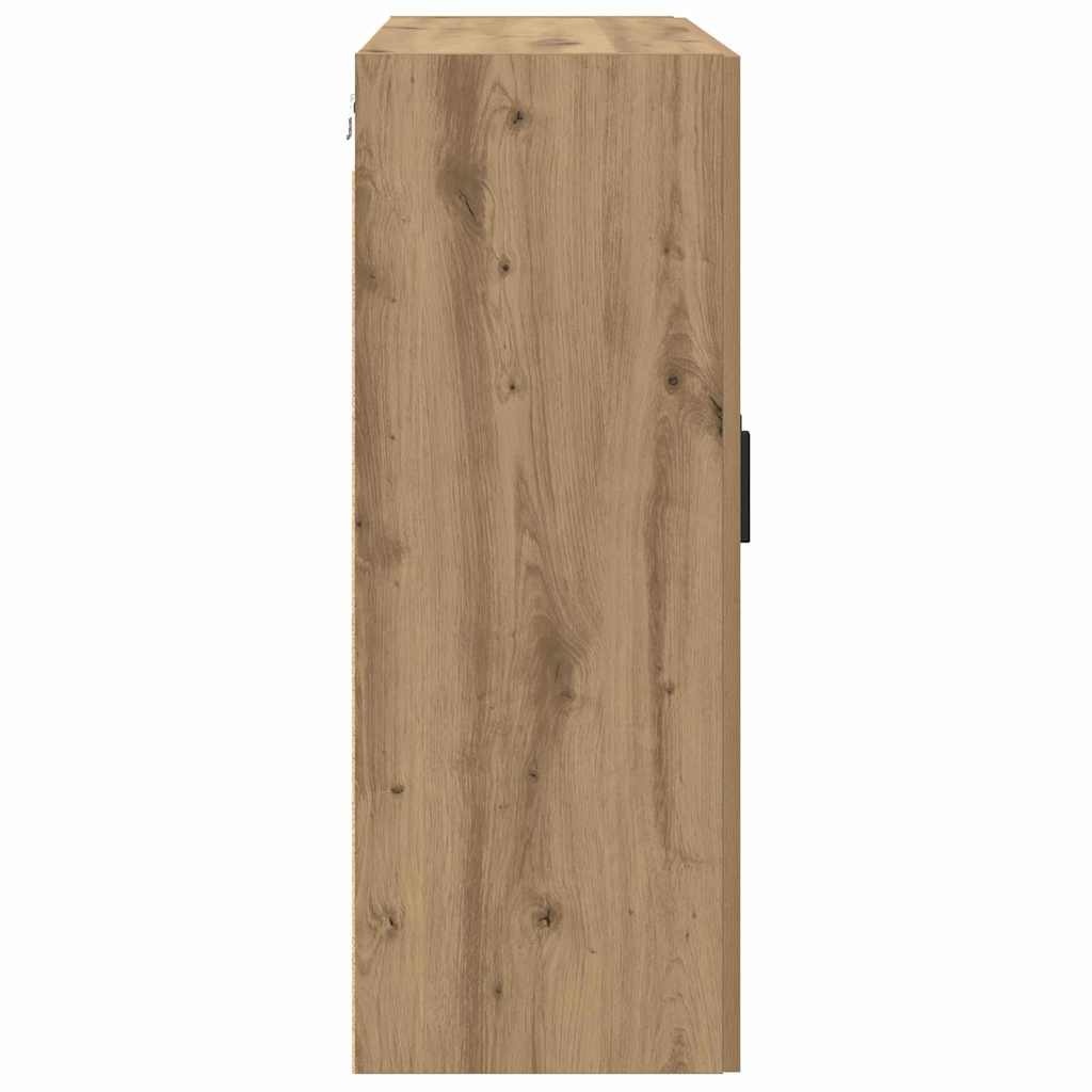 vidaXL Wandkast Wandgemonteerd Bruin 69.5 x 34 x 90 cm Bewerkt hout