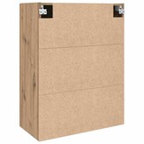 vidaXL Wandkast Wandgemonteerd Bruin 69.5 x 34 x 90 cm Bewerkt hout