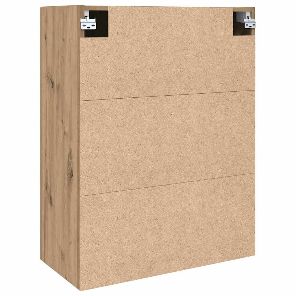 vidaXL Wandkast Wandgemonteerd Bruin 69.5 x 34 x 90 cm Bewerkt hout