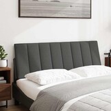 vidaXL Hoofdbordkussen "Hanko" 120 cm stof grijs