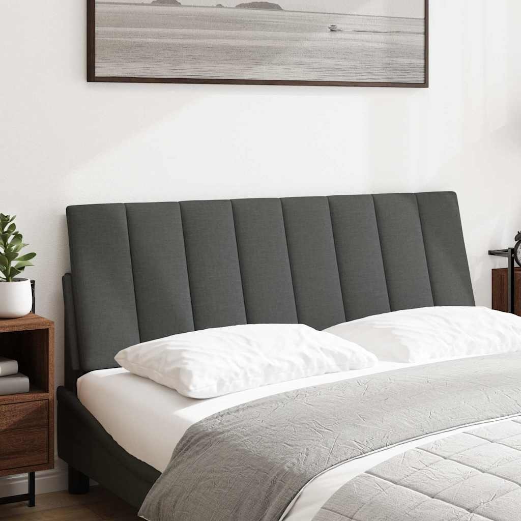 vidaXL Hoofdbordkussen "Hanko" 120 cm stof grijs