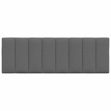 vidaXL Hoofdbordkussen "Hanko" 120 cm stof grijs