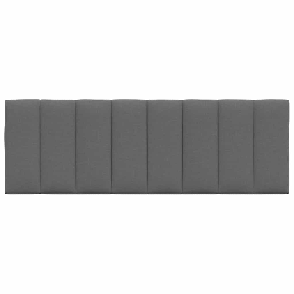 vidaXL Hoofdbordkussen "Hanko" 120 cm stof grijs