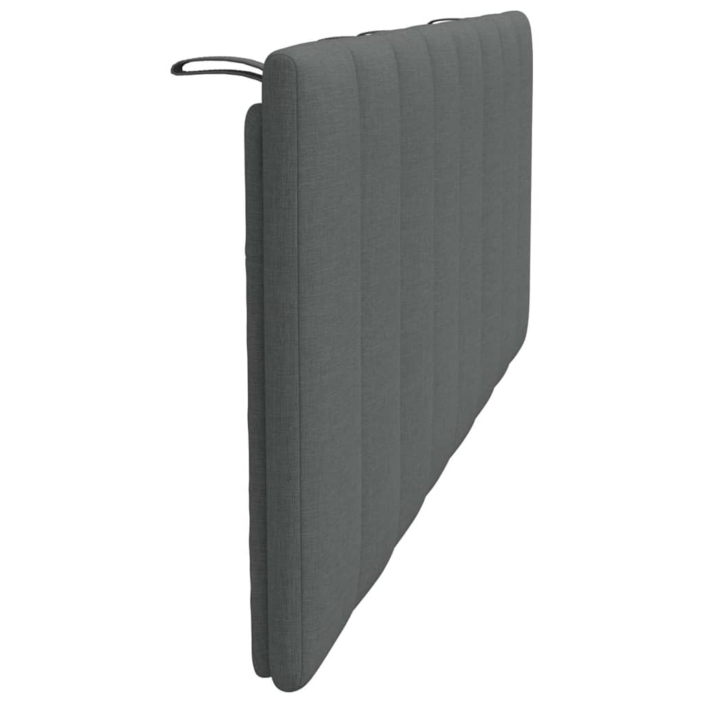 vidaXL Hoofdbordkussen "Hanko" 120 cm stof grijs