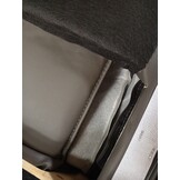 vidaXL Driezitsbank 180 cm stof donkergrijs