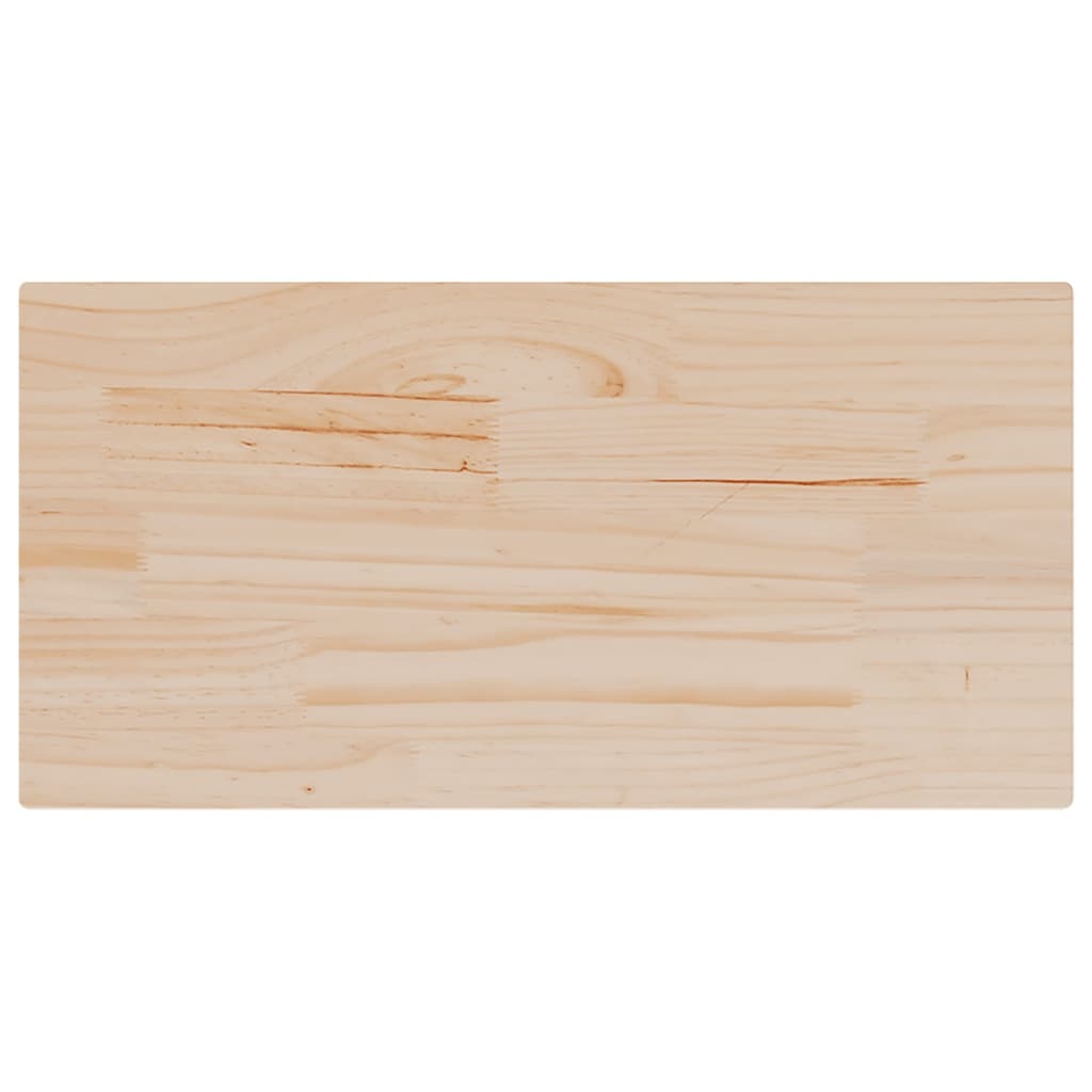 vidaXL Tafelbladen 2 st rechthoekig 90x45x1,7 cm massief grenenhout