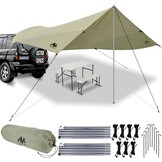Waterdichte Autotent Kampeerluifel 30% Korting | 485x427 cm Mocha