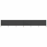 vidaXL Windscherm 6-panelen 800x120 cm Antraciet - 34% Korting!
