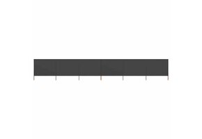 Windscherm 6-panelen 800x120 cm Antraciet (46% Korting)