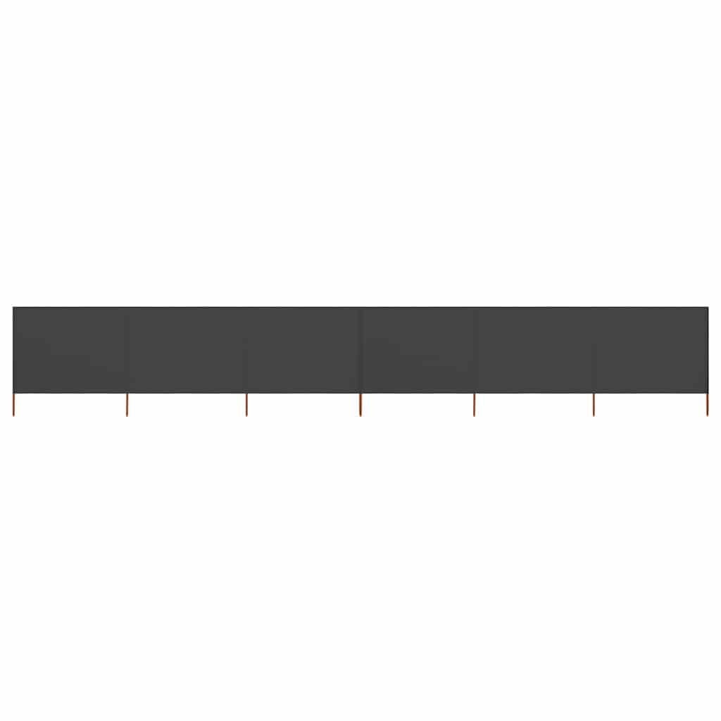 vidaXL Windscherm 6-panelen 800x120 cm Antraciet - 34% Korting!