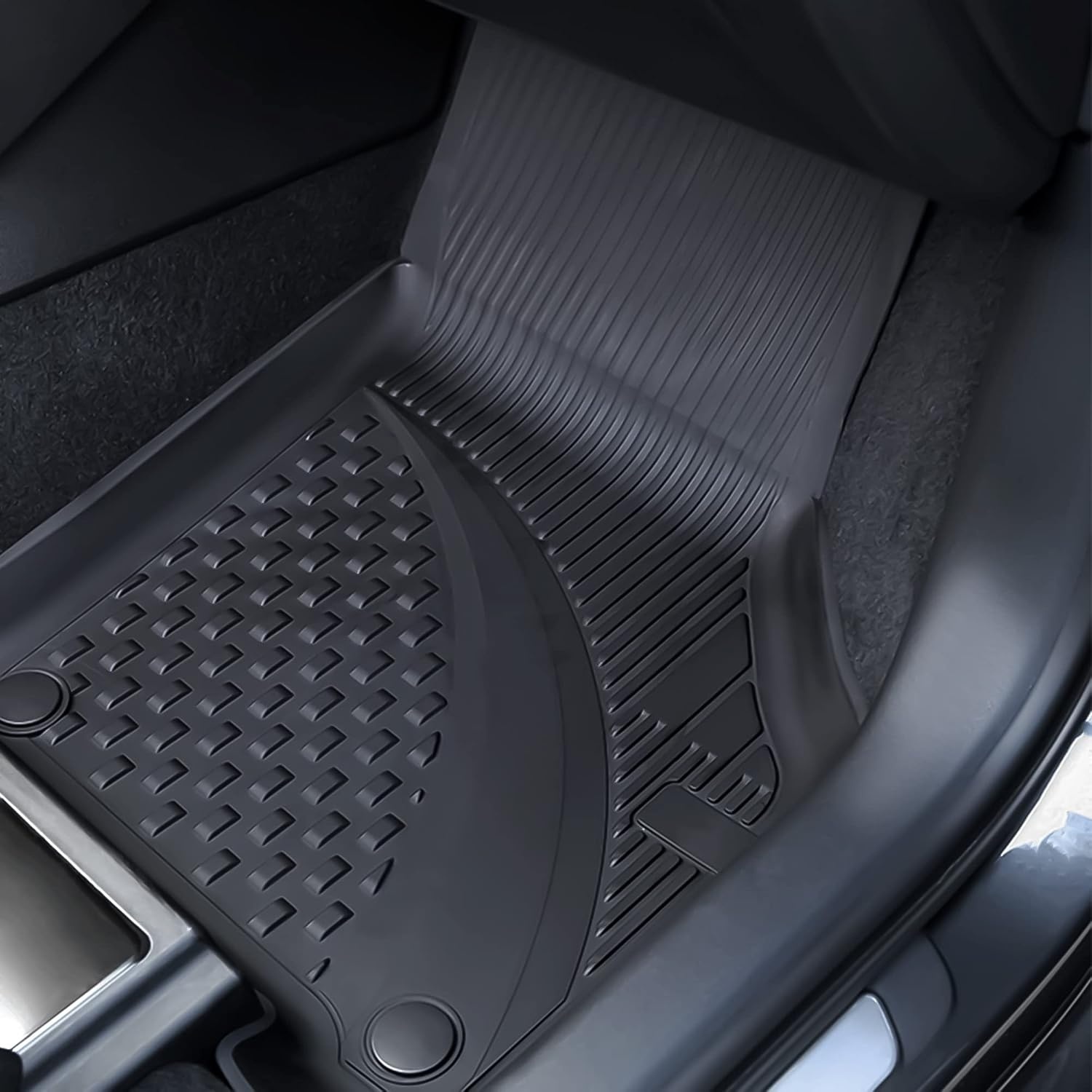 4.5D Vloermatten Opel Mokka B Zwart 5-delig TPE-rubber Geurloos met Hoge Rand (-29%)