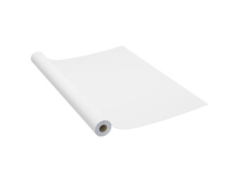 Zelfklevende Meubelfolie Wit PVC 500x90 cm - 43% Korting!