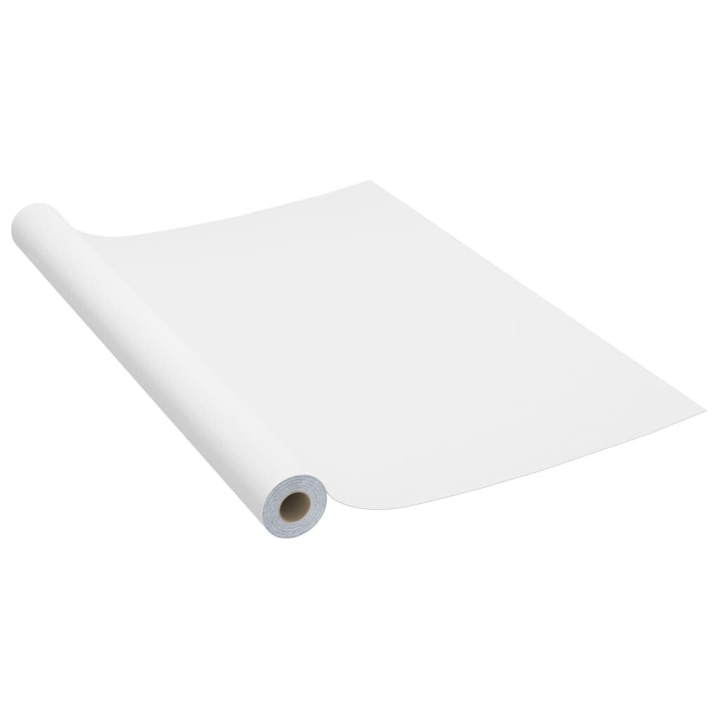 Zelfklevende Meubelfolie Wit PVC 500x90 cm - 43% Korting!