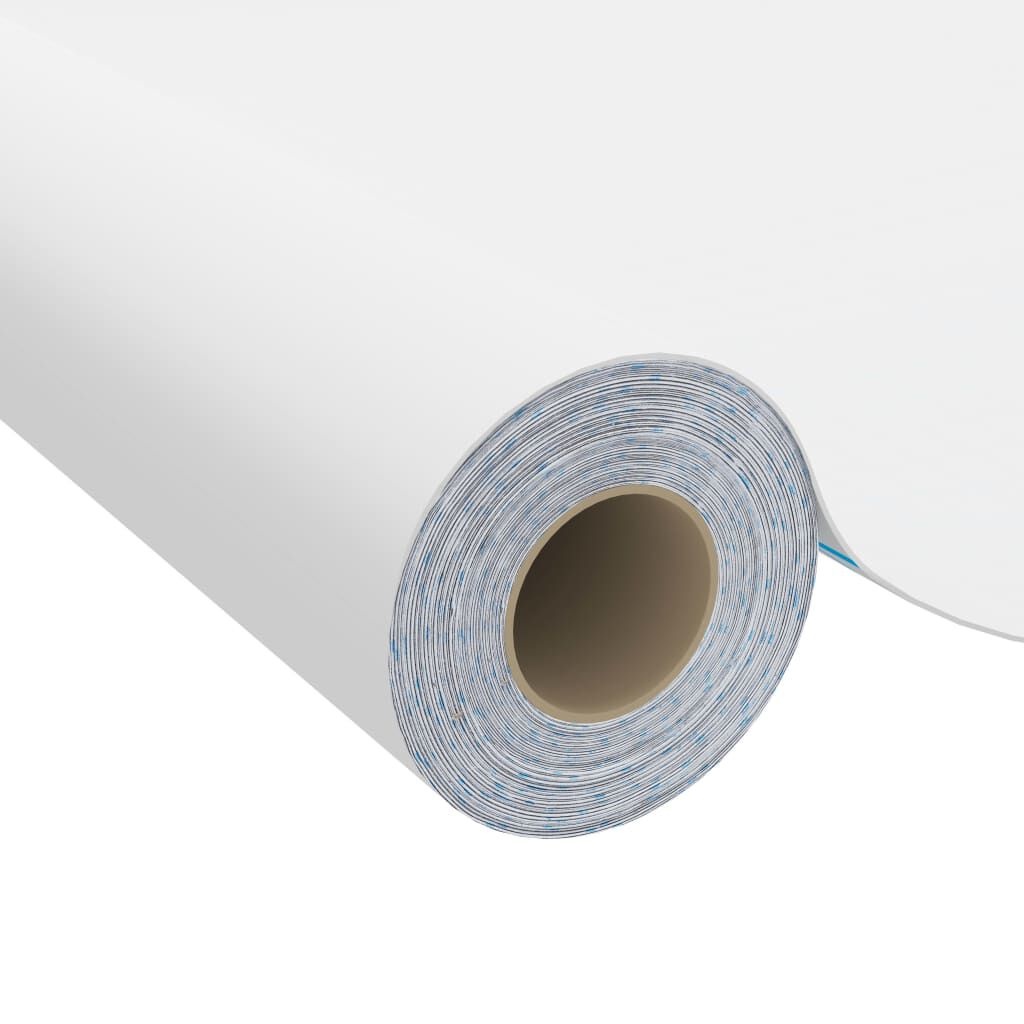Zelfklevende Meubelfolie Wit PVC 500x90 cm - 43% Korting!