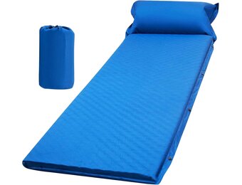 Zelfopblaasbaar Kampeermatras 200x65x5cm - 4 Seizoenen - 29% Korting