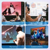 150" Projectiescherm met Statief - 4K HD, Kreukvrij & Draagbaar (30% Korting)