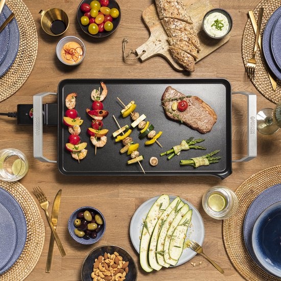 Bakplaat Grillplaat Table Chef Premium XL 2500W - 34% Korting!