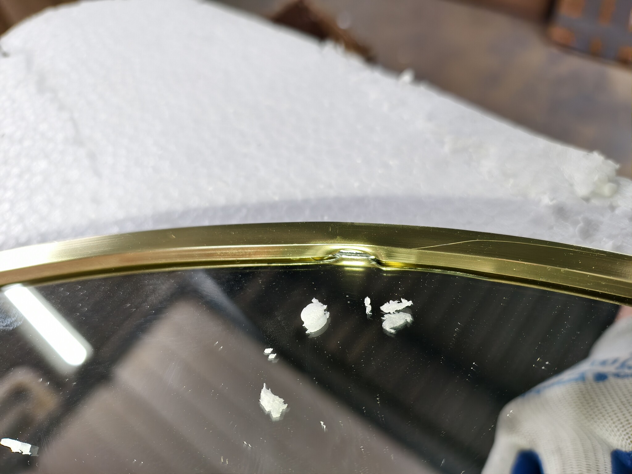 Ronde Wandspiegel Badkamer Ø 70 cm Goud - 48% Korting