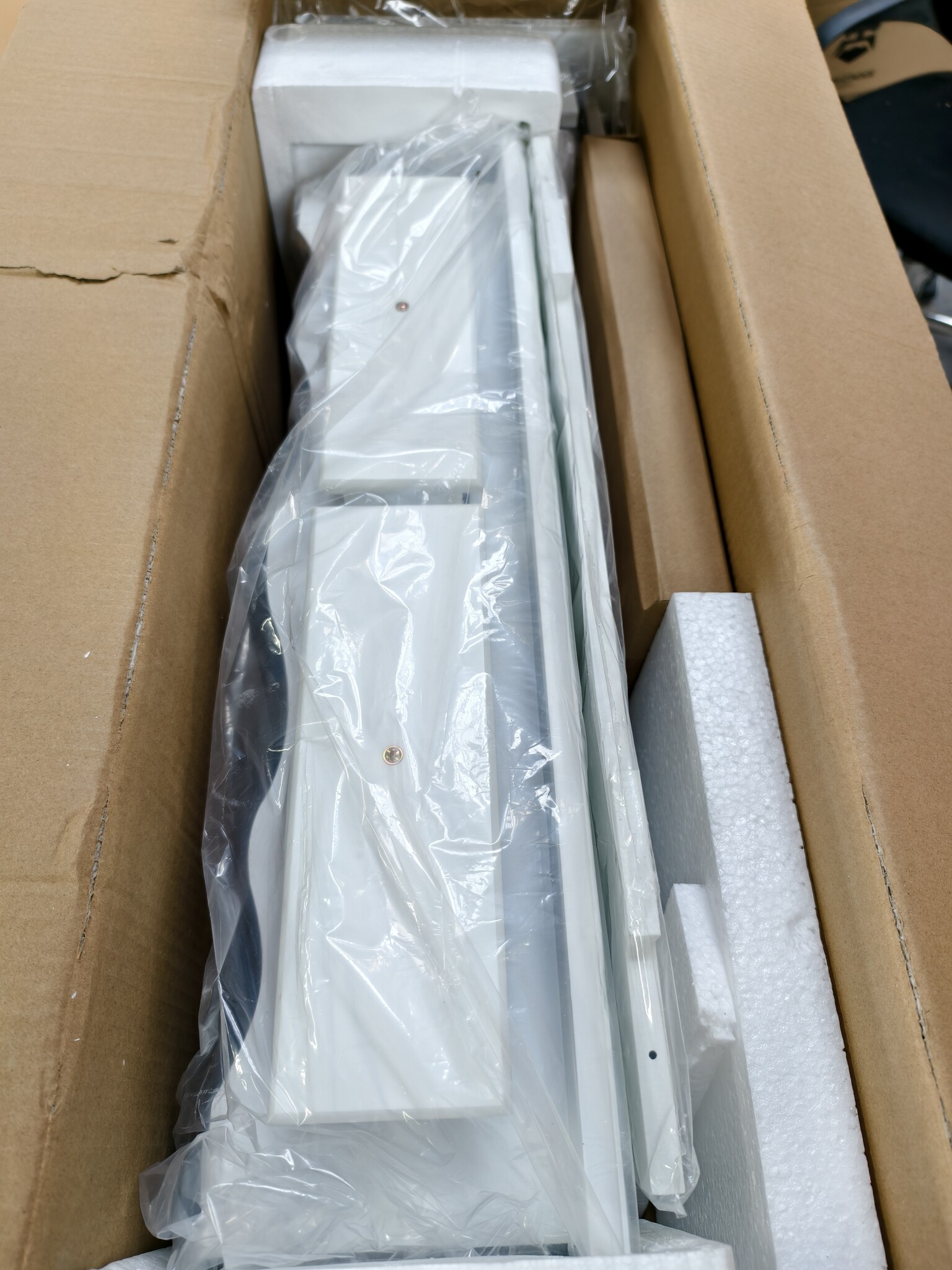 Kaptafel Set met Hartspiegel & Krukje - Wit Hout (74x40x143cm) - 54% Korting!