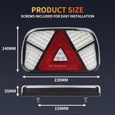LED Achterlichten Trailer 12/24V | 7 Functies | E9 | 29% Korting