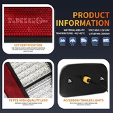 LED Achterlichten Trailer 12/24V | 7 Functies | E9 | 29% Korting