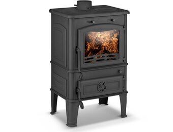 Houtkachel met kookplaat 10,2 kW - Gietijzer - EcoDesign 2022 - 60% Korting