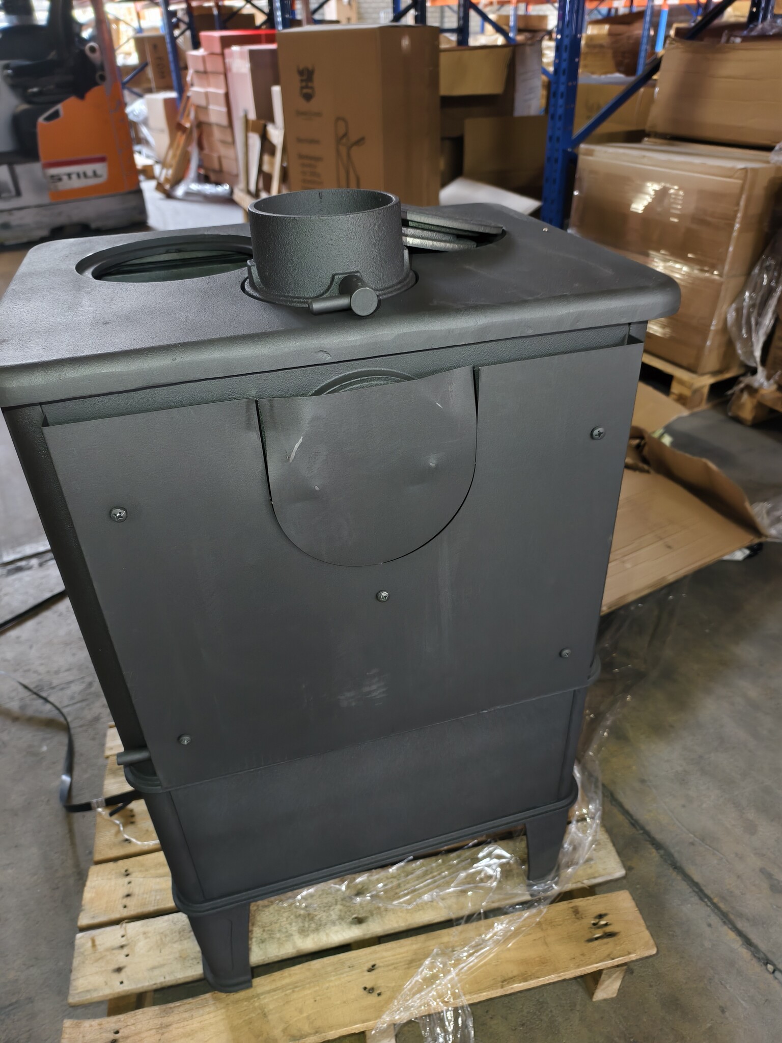 Houtkachel met kookplaat 10,2 kW - Gietijzer - EcoDesign 2022 - 60% Korting