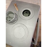 Houtkachel met kookplaat 10,2 kW - Gietijzer - EcoDesign 2022 - 60% Korting