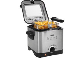 Mini Frituurpan 1.5L RVS - 1000W - Compact & Camping Geschikt (41% Korting!)