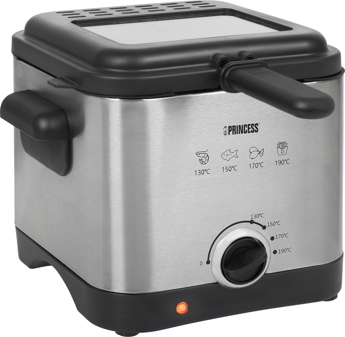 Mini Frituurpan 1.5L 1000W RVS met Korting!