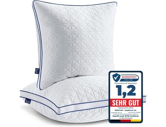 Set van 2 Hoofdkussens 80x80cm - Verstelbaar & Ademend (59% Korting)