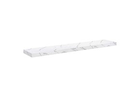 Wandplank Wit Marmer 120x23.5x4 cm - 50% Korting