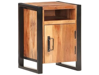 Nachtkastje Massief Acaciahout 40x35x55 cm - 35% Korting