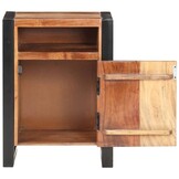 Nachtkastje Massief Acaciahout 40x35x55 cm - 35% Korting