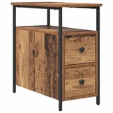 vidaXL Nachtkastje Oud Hout met Lade - 34% Korting!
