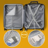 Handbagagekoffer 55x40x20 cm Uitbreidbaar - 58% Korting!