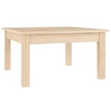 Massief Grenenhouten Salontafel 55x55x30 cm - 33% Korting