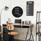 Dartbord Muurbescherming Rond Zwart Vilt - 72% Korting
