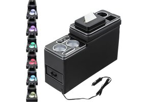 Opbergconsole VW T4-T6.1 (2003-2019) met LED & USB | 37% Korting