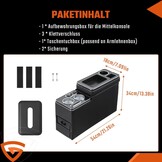 Opbergconsole VW T4-T6.1 Zwart Gla met USB & LED - 30% Korting!